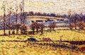 バザンクールの草原 カミーユ・ピサロ 風景